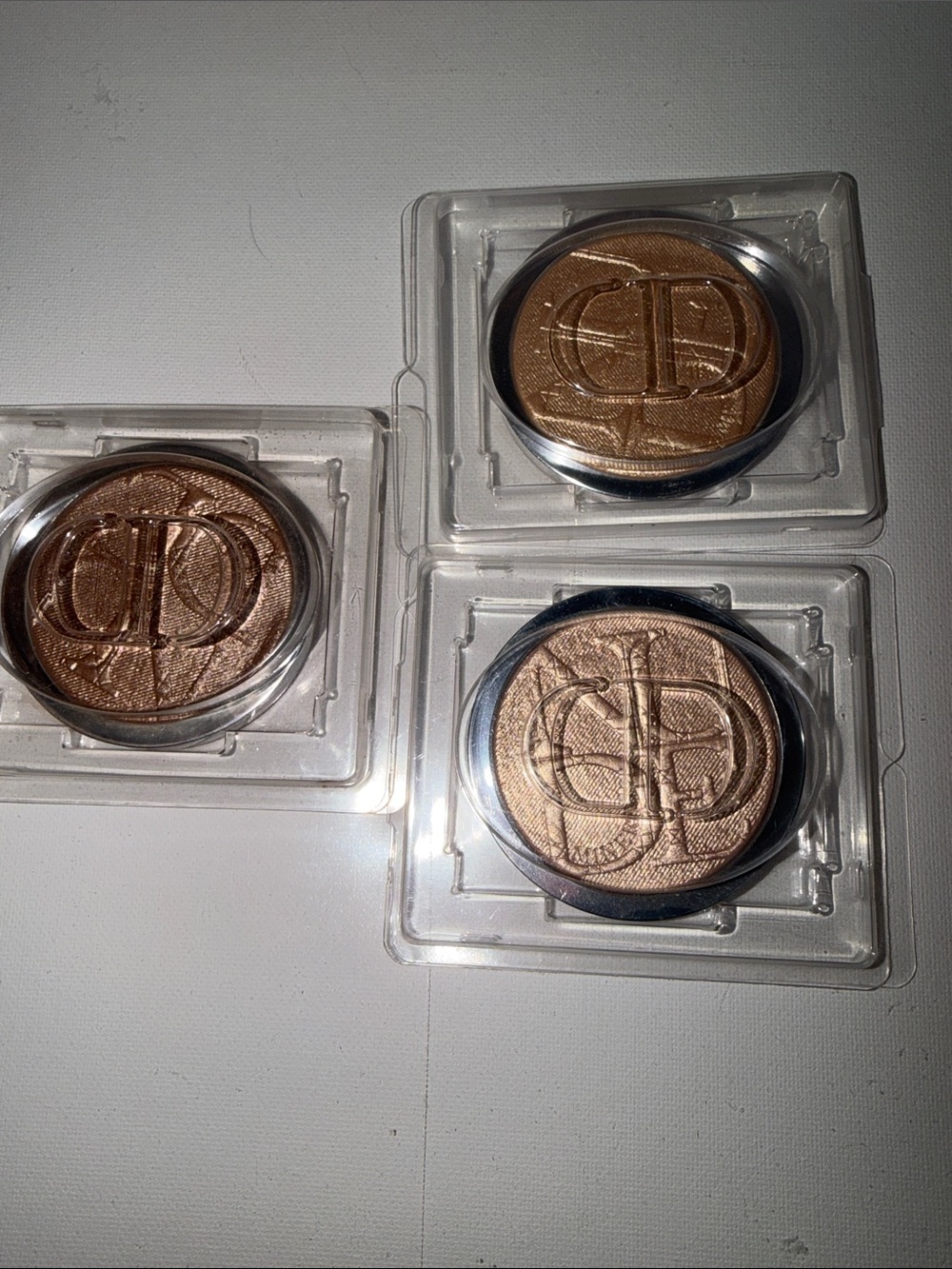 Dior Shimmery Rose Gold Highlighter Singles (Set of 3)